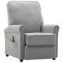 Sillón de masaje tela gris claro de , Sillones de masaje eléctricos - Ref: Foro24-322448, Precio: 234,33 €, Descuento: %