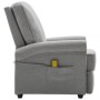 Sillón de masaje tela gris claro de , Sillones de masaje eléctricos - Ref: Foro24-322448, Precio: 234,33 €, Descuento: %