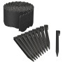 Nature Set de bordes de jardín con picas negro 13 cm x 12 m by , Garden edging and edging - Ref: Foro24-447505, Price: 57,23 ...