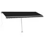 Manuell ausziehbare Fußmarkise Anthrazitgrau 500x300 cm von vidaXL, Markisen - Ref: Foro24-3069579, Preis: 515,65 €, Rabatt: %