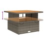 Juego de comedor de jardín 4 piezas con cojines ratán PE gris von , Gartensets - Ref: Foro24-3277464, Preis: 547,72 €, Rabatt: %