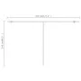 Manuell ausziehbare Fußmarkise Anthrazitgrau 500x300 cm von vidaXL, Markisen - Ref: Foro24-3069579, Preis: 515,65 €, Rabatt: %
