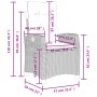 Juego de comedor de jardín 4 piezas con cojines ratán PE gris by , Garden sets - Ref: Foro24-3277407, Price: 481,51 €, Discou...