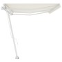 Cremefarbene manuell ausziehbare Fußmarkise 600 x 300 cm von vidaXL, Markisen - Ref: Foro24-3069597, Preis: 668,22 €, Rabatt: %