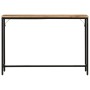 Mesa consola madera maciza mango rugosa y hierro 110x30x75 cm by , Side tables - Ref: Foro24-372726, Price: 102,63 €, Discoun...