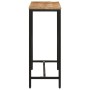 Mesa consola madera maciza mango rugosa y hierro 110x30x75 cm by , Side tables - Ref: Foro24-372726, Price: 102,63 €, Discoun...