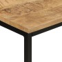 Mesa consola madera maciza mango rugosa y hierro 110x30x75 cm by , Side tables - Ref: Foro24-372726, Price: 102,63 €, Discoun...