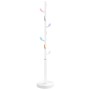 Perchero de hierro con recubrimiento en polvo blanco 172 cm von , Hut- und Garderobenständer - Ref: Foro24-377089, Preis: 46,...