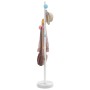 Perchero de hierro con recubrimiento en polvo blanco 172 cm von , Hut- und Garderobenständer - Ref: Foro24-377096, Preis: 48,...