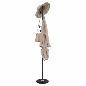 Perchero de hierro con recubrimiento en polvo negro 176 cm von , Hut- und Garderobenständer - Ref: Foro24-377094, Preis: 44,0...