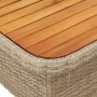 Set de comedor jardín con cojines 4 pzas ratán sintético beige de , Conjuntos de jardín - Ref: Foro24-3277369, Precio: 621,50...