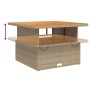 Set de comedor jardín con cojines 4 pzas ratán sintético beige de , Conjuntos de jardín - Ref: Foro24-3277369, Precio: 621,50...
