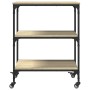 Carrito de cocina madera de ingeniería roble Sonoma 60x41x76 cm von , Küchen- und Speisewagen - Ref: Foro24-842302, Preis: 74...