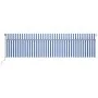 Toldo automático persiana LED sensor de viento azul blanco 6x3m by vidaXL, Awnings - Ref: Foro24-3069491, Price: 752,74 €, Di...