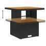 Set comedor de jardín 3 pzas con cojines ratán sintético negro by , Garden sets - Ref: Foro24-3277445, Price: 314,67 €, Disco...