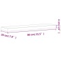 Estante de pared madera maciza de haya 80x20x4 cm de , Estantes y estanterías - Ref: Foro24-356031, Precio: 48,62 €, Descuent...