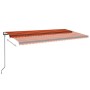 Toldo automático retráctil naranja y marrón 600x350 cm von , Markisen - Ref: Foro24-3069250, Preis: 772,40 €, Rabatt: %