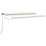 Toldo automático con LED y sensor de viento crema 500x350 cm von , Markisen - Ref: Foro24-3069872, Preis: 849,69 €, Rabatt: %
