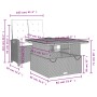 Juego de comedor jardín 2 pzas con cojines ratán sintético gris de , Conjuntos de jardín - Ref: Foro24-3277343, Precio: 303,2...