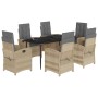 Set comedor de jardín 7 pzas con cojines ratán sintético beige von , Gartensets - Ref: Foro24-3212396, Preis: 945,71 €, Rabat...
