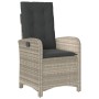 Set comedor de jardín 3 pzas cojines ratán sintético gris claro von , Gartensets - Ref: Foro24-3212410, Preis: 361,08 €, Raba...