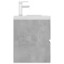 Möbel mit Waschbecken Holzwerkstoff grau Beton von vidaXL, Badezimmerwaschtische - Ref: Foro24-3071634, Preis: 189,72 €, Raba...