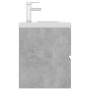 Möbel mit Waschbecken Holzwerkstoff grau Beton von vidaXL, Badezimmerwaschtische - Ref: Foro24-3071634, Preis: 197,80 €, Raba...