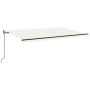Toldo retráctil automático crema 500x350 cm by , Awnings - Ref: Foro24-3069227, Price: 570,29 €, Discount: %