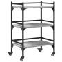 Carrito de cocina madera ingeniería gris Sonoma 50x35x75,5 cm by , Kitchen and dining carts - Ref: Foro24-842349, Price: 52,6...