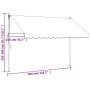 Toldo retráctil de tela y acero crema 300x150 cm von , Markisen - Ref: Foro24-368747, Preis: 85,79 €, Rabatt: %