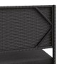 Sofá de jardín en forma de L con mesa y cojines ratán PE negro by , Garden sets - Ref: Foro24-362347, Price: 215,15 €, Discou...