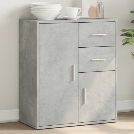 Aparador de madera de ingeniería gris hormigón 60x31x70 cm von , Sideboards - Ref: Foro24-840481, Preis: 84,86 €, Rabatt: %