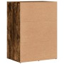Aparador de madera de ingeniería roble ahumado 59x39x80 cm by , Sideboards - Ref: Foro24-840538, Price: 102,74 €, Discount: %