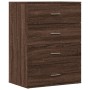 Aparador de madera de ingeniería marrón roble 60x39x80 cm de , Aparadores - Ref: Foro24-840533, Precio: 92,03 €