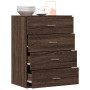 Aparador de madera de ingeniería marrón roble 60x39x80 cm de , Aparadores - Ref: Foro24-840533, Precio: 92,03 €
