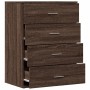 Aparador de madera de ingeniería marrón roble 60x39x80 cm de , Aparadores - Ref: Foro24-840533, Precio: 92,03 €
