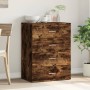 Aparador de madera de ingeniería roble ahumado 60x39x80 cm by , Sideboards - Ref: Foro24-840531, Price: 101,36 €, Discount: %