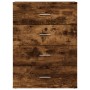 Aparador de madera de ingeniería roble ahumado 60x39x80 cm by , Sideboards - Ref: Foro24-840531, Price: 101,36 €, Discount: %