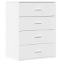 Aparador de madera de ingeniería blanco 60x39x80 cm von , Sideboards - Ref: Foro24-840527, Preis: 106,40 €, Rabatt: %