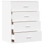 Aparador de madera de ingeniería blanco 60x39x80 cm von , Sideboards - Ref: Foro24-840527, Preis: 106,40 €, Rabatt: %