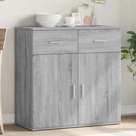 Aparador de madera de ingeniería gris Sonoma 79x38x80 cm von , Sideboards - Ref: Foro24-840525, Preis: 121,41 €, Rabatt: %