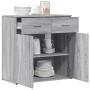 Aparador de madera de ingeniería gris Sonoma 79x38x80 cm von , Sideboards - Ref: Foro24-840525, Preis: 121,41 €, Rabatt: %