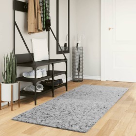 Alfombra peluda de pelo largo moderna PAMPLONA gris 80x200 cm von , Teppiche - Ref: Foro24-375252, Preis: 34,40 €, Rabatt: %
