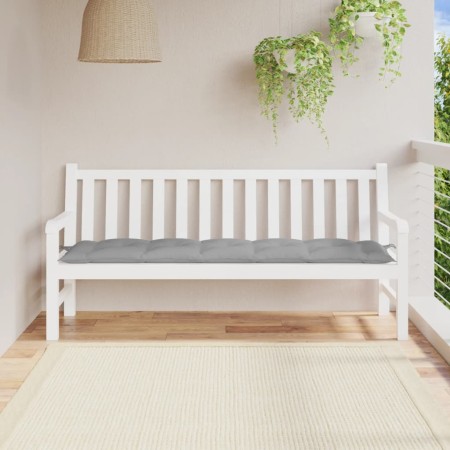 Cojín de banco de jardín tela Oxford gris 180x50x7 cm by , Cushions for chairs and sofas - Ref: Foro24-361622, Price: 33,65 €...