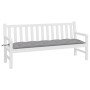 Cojín de banco de jardín tela Oxford gris 180x50x7 cm by , Cushions for chairs and sofas - Ref: Foro24-361622, Price: 33,65 €...