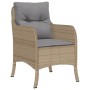Set comedor de jardín 7 pzas con cojines ratán sintético beige de , Conjuntos de jardín - Ref: Foro24-3211980, Precio: 775,55...