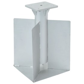Base para sombrilla enterrada acero plateado 27,5x27,5x45 cm von , Schirmständer - Ref: Foro24-4003368, Preis: 111,21 €, Raba...