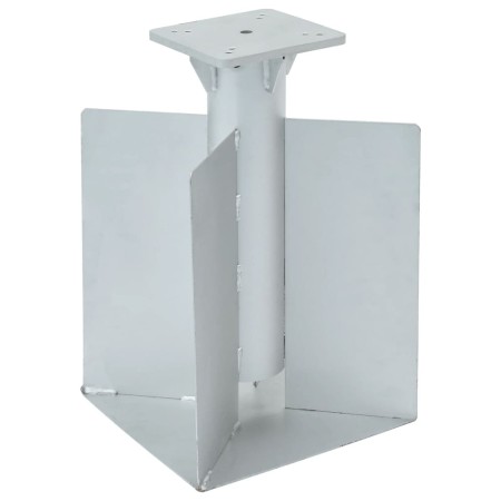 Base para sombrilla enterrada acero plateado 27,5x27,5x45 cm von , Schirmständer - Ref: Foro24-4003368, Preis: 111,21 €, Raba...