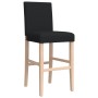 Taburetes altos 2 uds madera maciza de caucho y tela by , Kitchen stools - Ref: Foro24-4006194, Price: 112,51 €, Discount: %