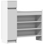 Mueble zapatero madera de ingeniería blanco 100,5x28x100 cm by , Shoe racks and shoe organizers - Ref: Foro24-840422, Price: ...